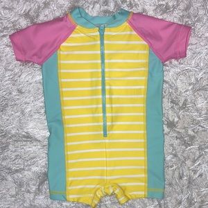 Hanna Andersson swimsuit rash guard 3/6m